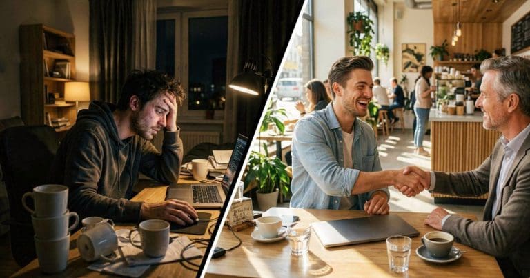 כשלא מגדירים בהסכם מייסדים תפקידים, אחריות וציפיות סביב שעות ותרומה, מתחיל מרמור מיותר; שותפות בריאה נמדדת בערך, תוצאות ותיאום, לא בזמן נוכחות