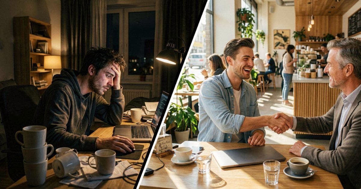 כשלא מגדירים בהסכם מייסדים תפקידים, אחריות וציפיות סביב שעות ותרומה, מתחיל מרמור מיותר; שותפות בריאה נמדדת בערך, תוצאות ותיאום, לא בזמן נוכחות